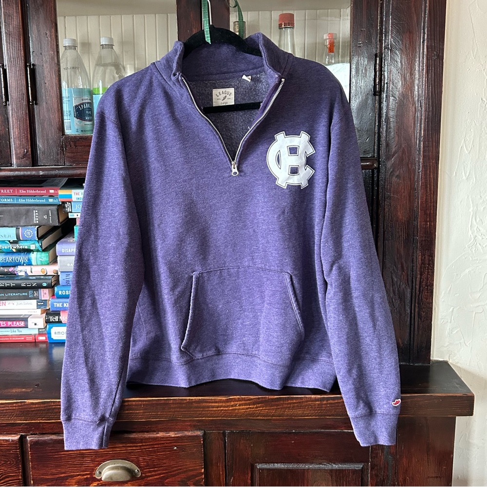 Holy Cross quarter zip sweatshirt